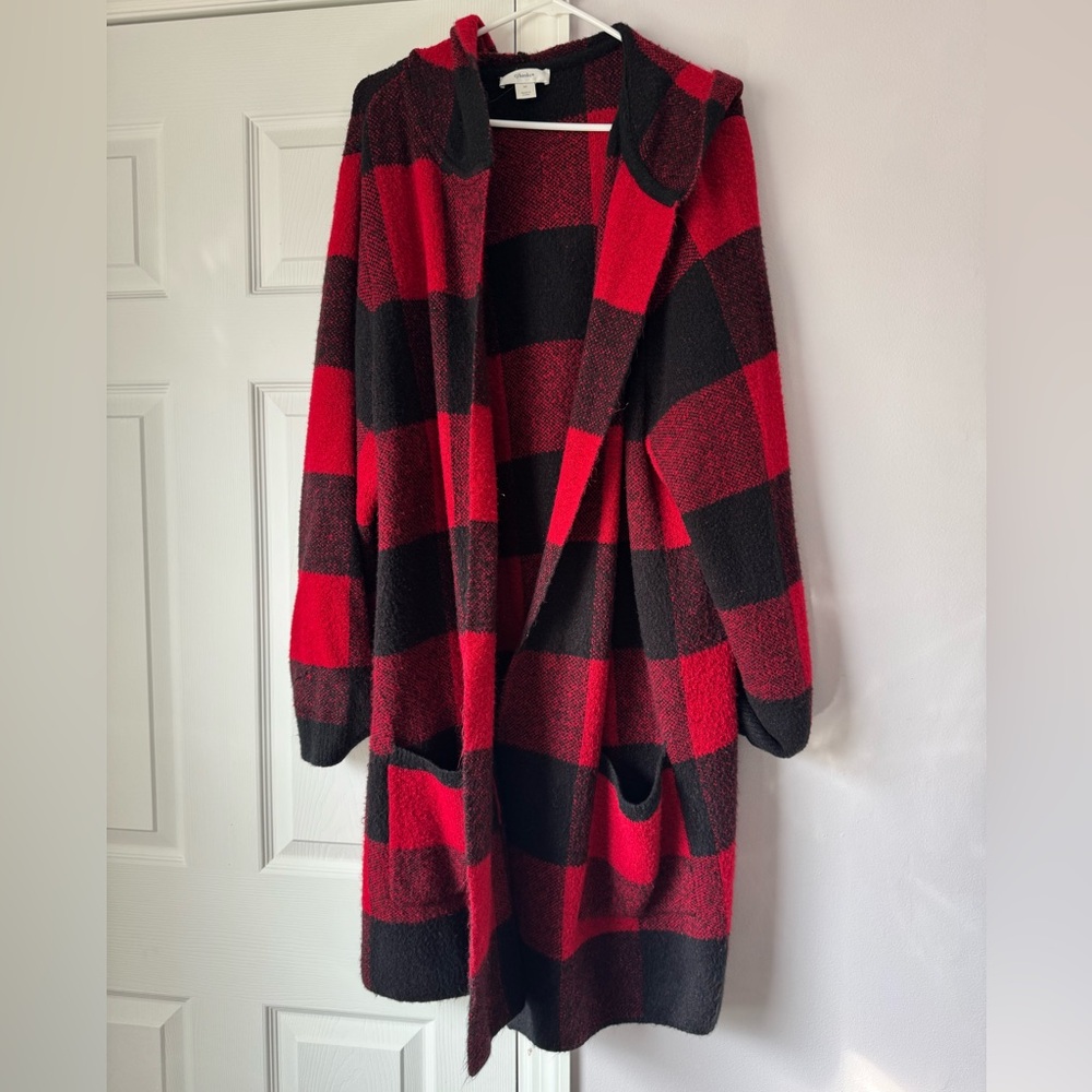 Hooded cardigan